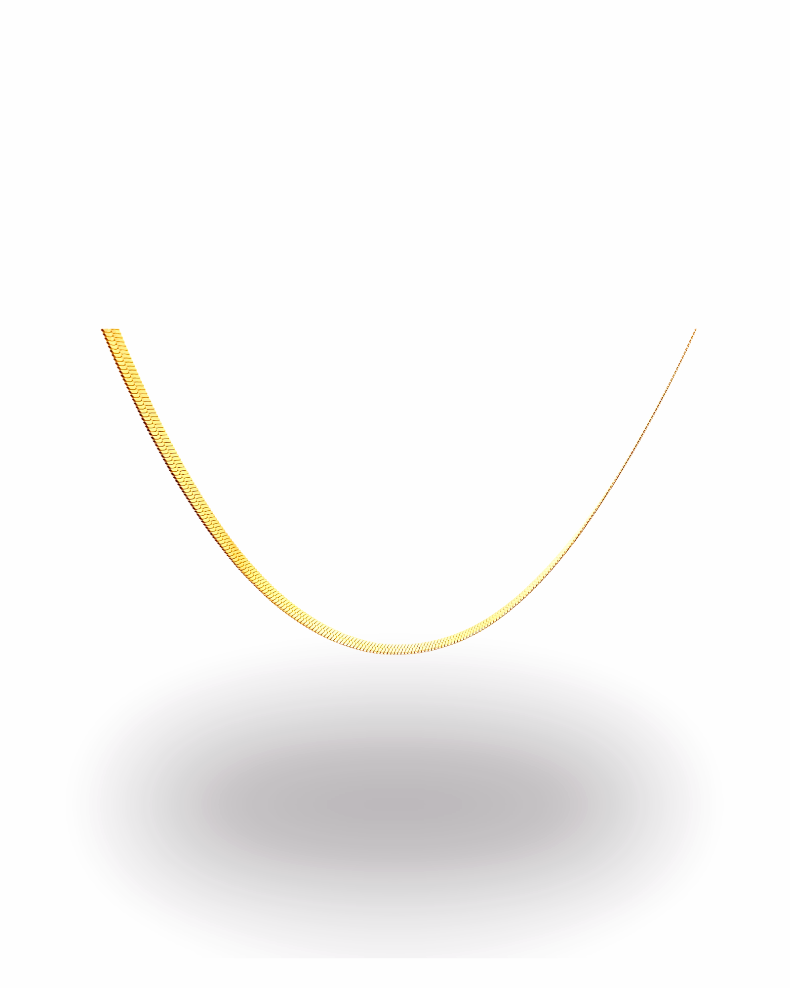 Gold Herringbone Chain - Producto premium de la colección Ornamental Things