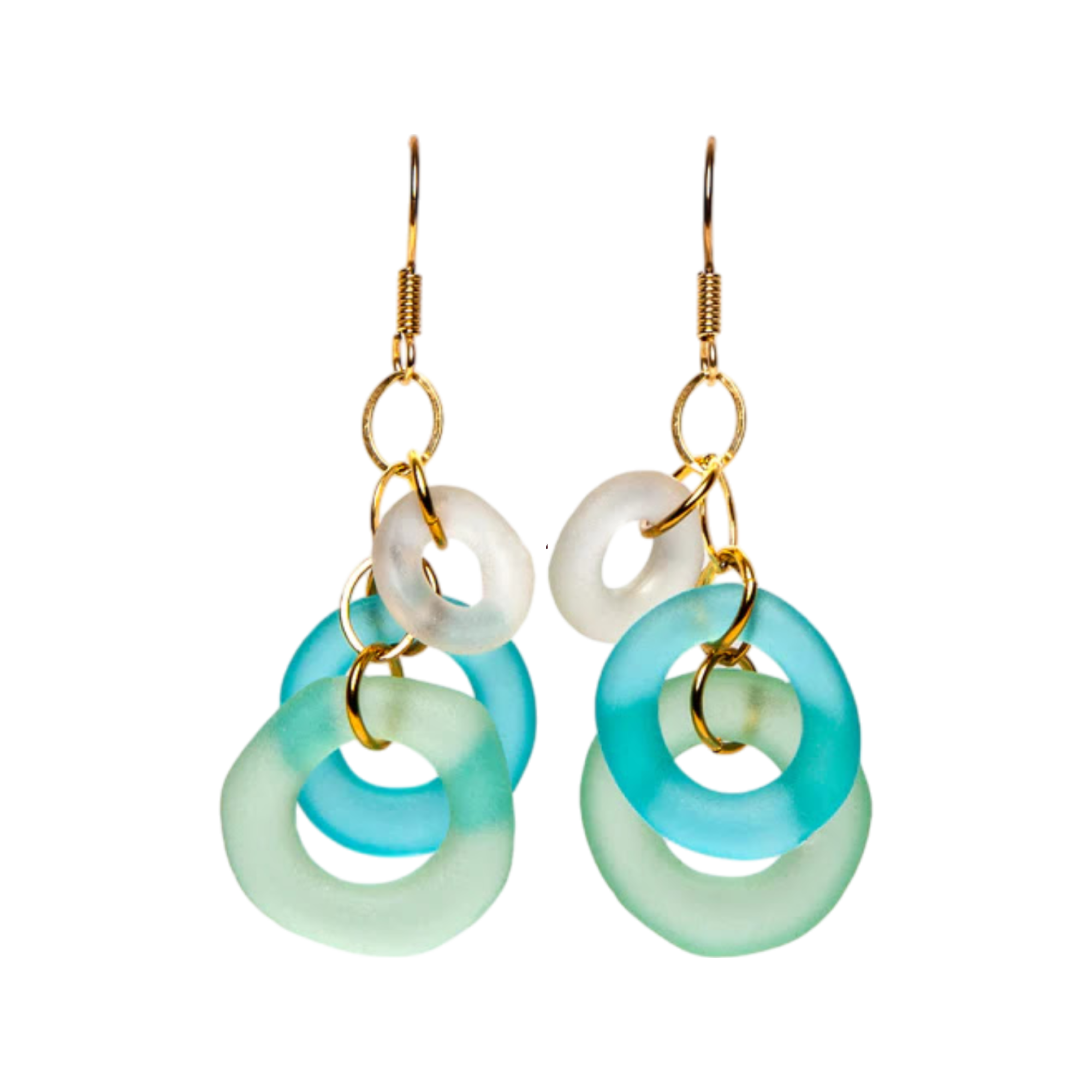 Mini Chandelier Earrings - Premium product from Smart Glass Recycled Jewelry collection