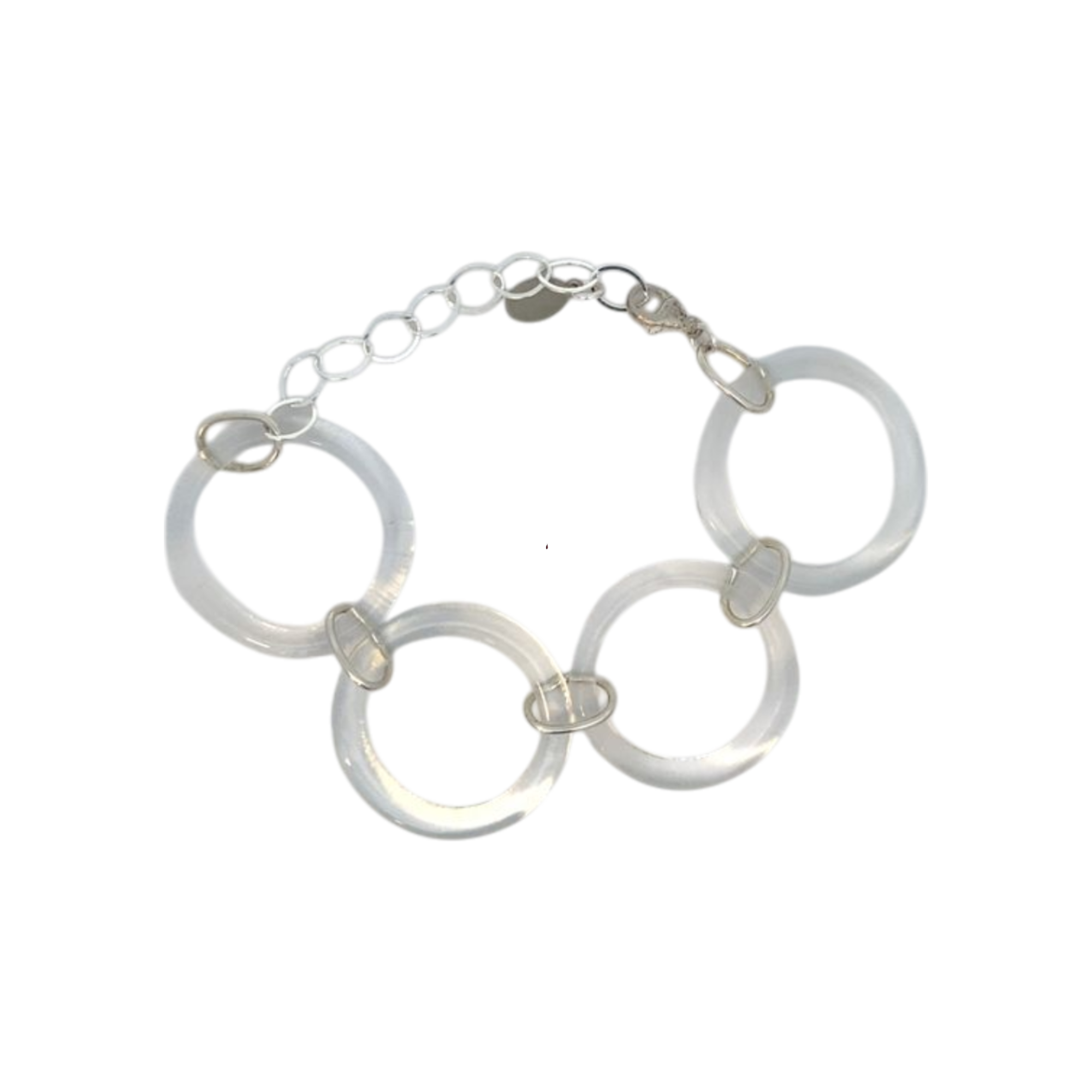 Silver Open Bracelet - Premium product from Smart Glass Recycled Jewelry collection