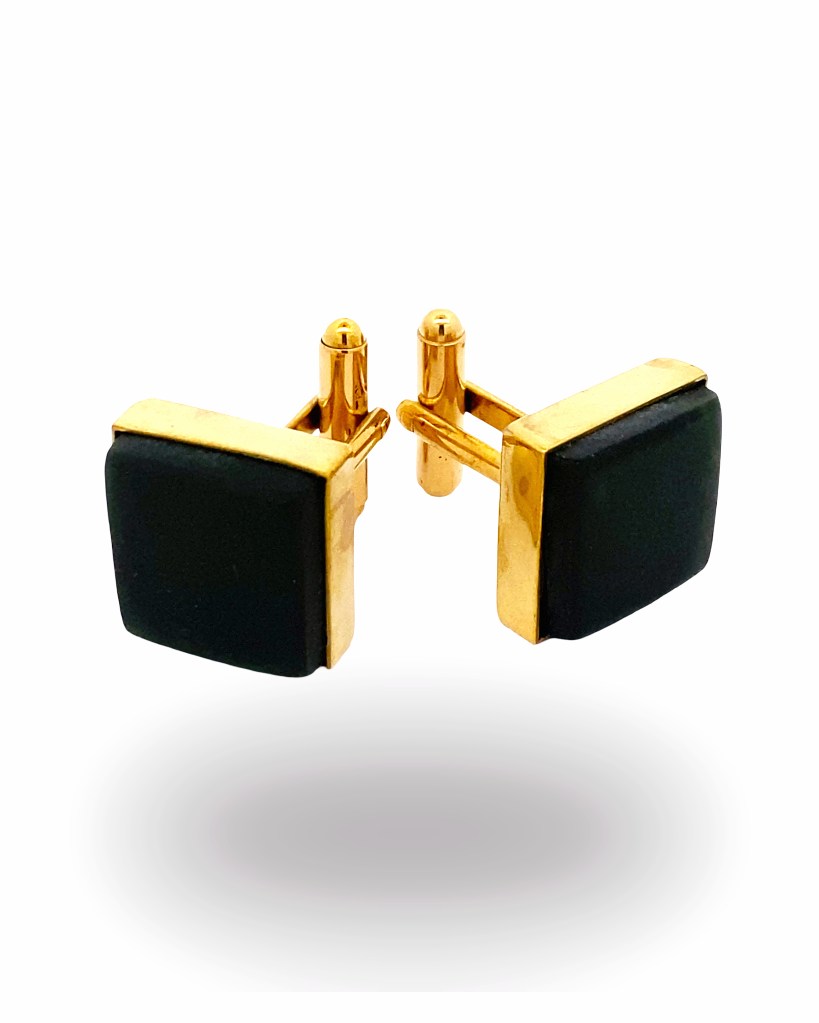 Gold Cuff Links - Premium product from Smart Glass Recycled Jewelry collection