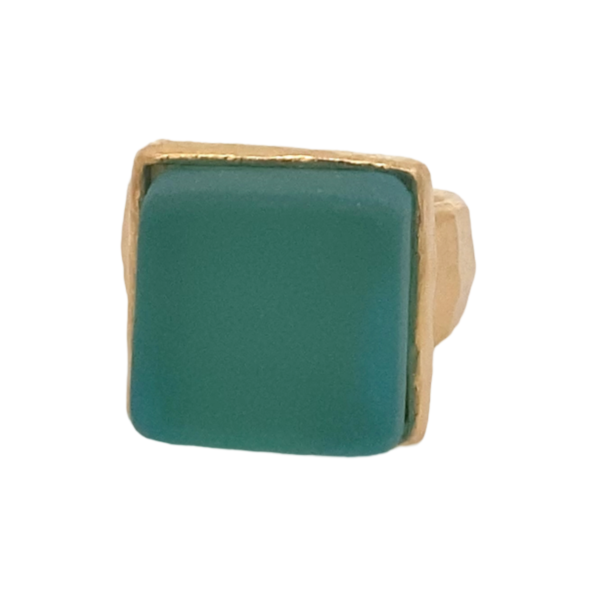 Cube Gold Ring - Premium product from Smart Glass Recycled Jewelry collection
