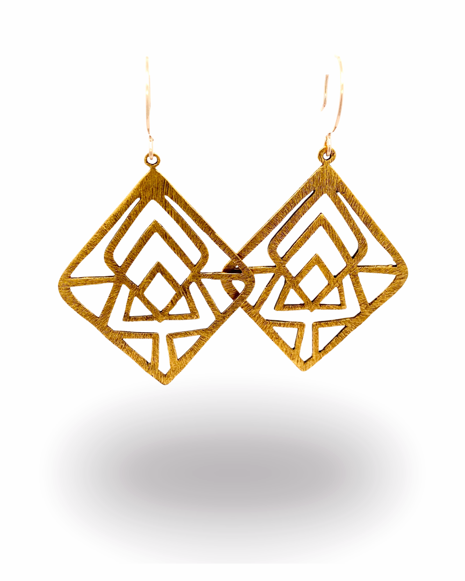 Geometric Rhombus Earrings - Producto premium de la colección Ornamental Things
