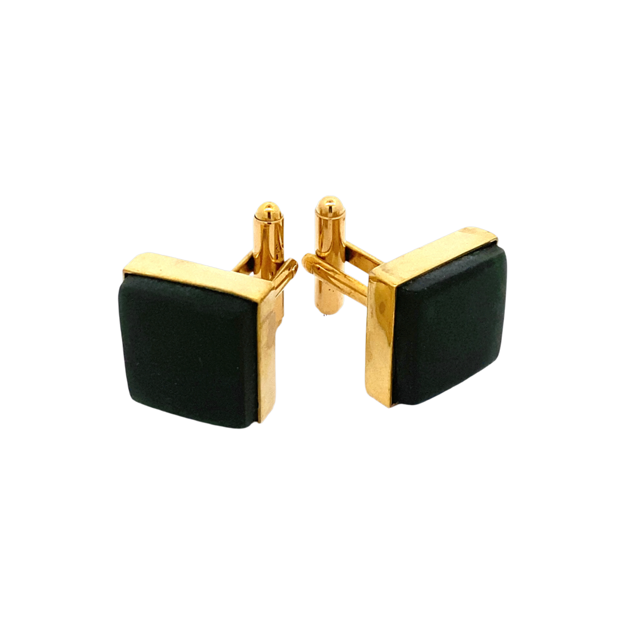 Gold Cuff Links - Premium product from Smart Glass Recycled Jewelry collection