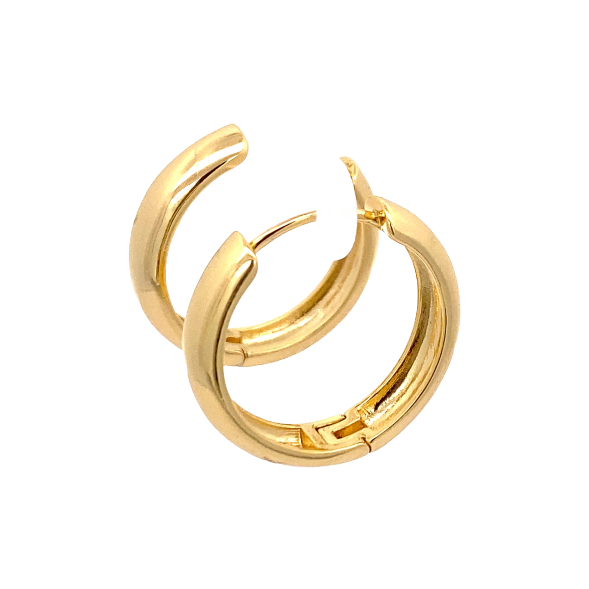 14K Gold Hoops - Premium product from Aim Eternal collection