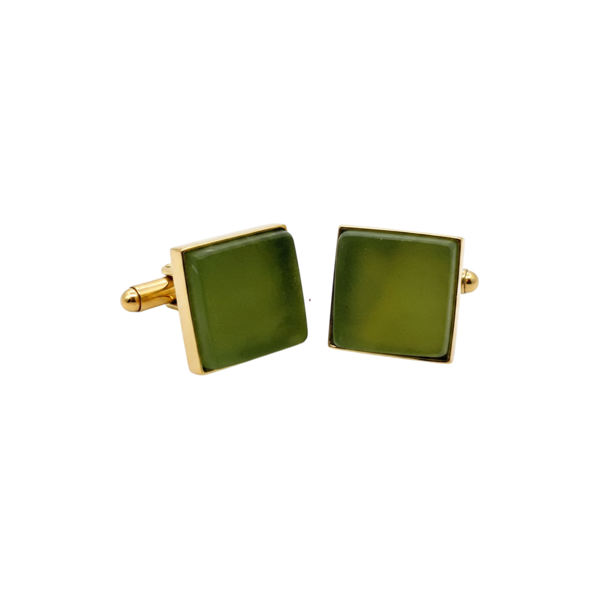 Silver Cuff Links - Premium product from Smart Glass Recycled Jewelry collection