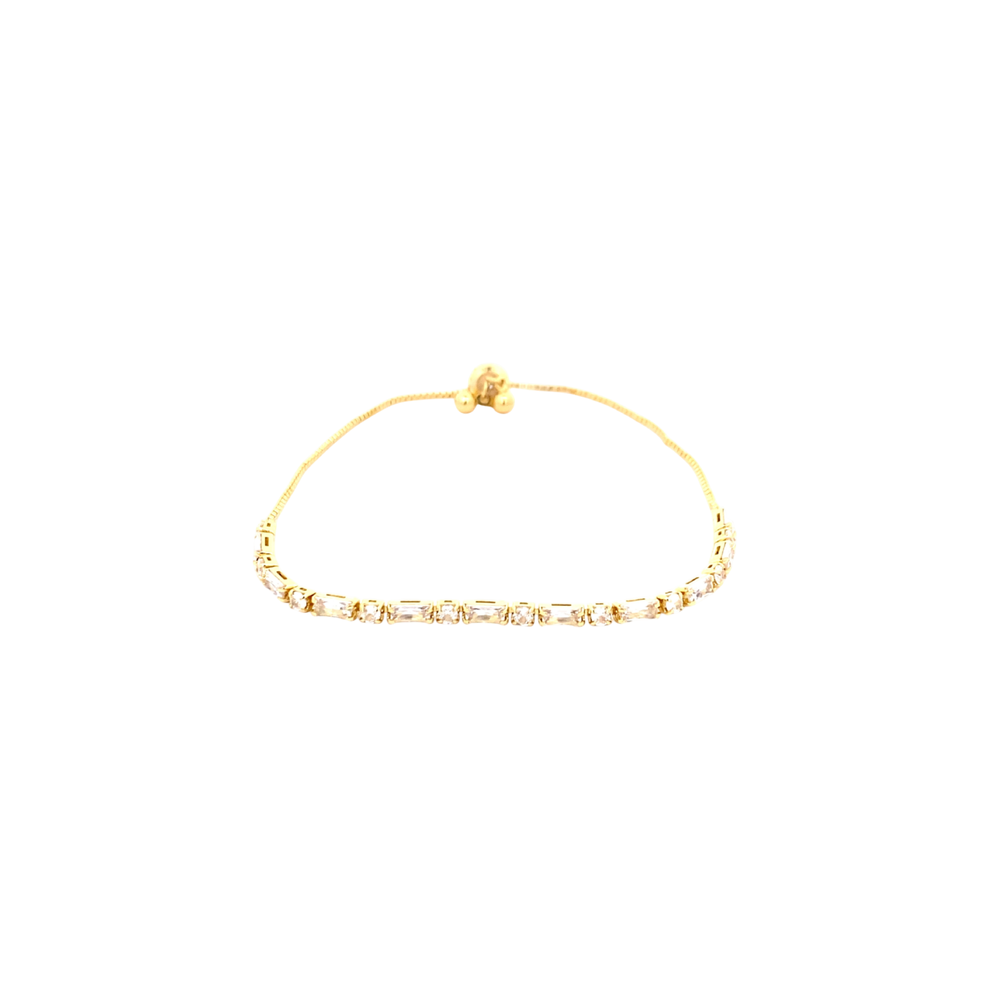 24K Gold Baguette Bracelet - Premium product from Aim Eternal collection