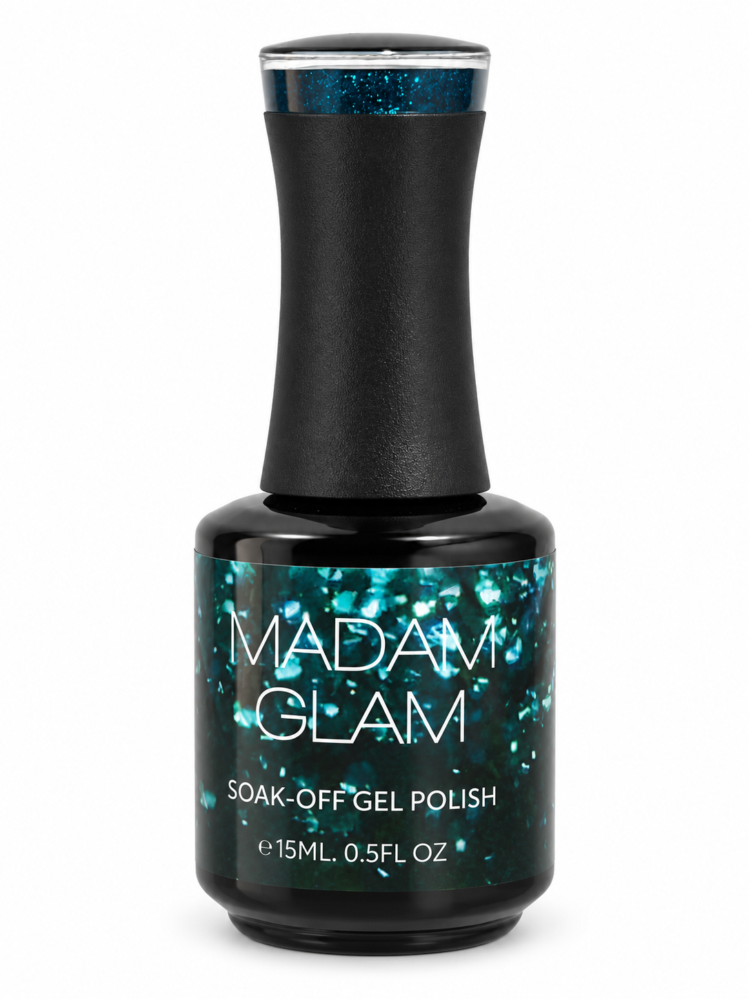 Glittery Emerald Soak Off Gel Polish - Premium product from Madam Glam collection