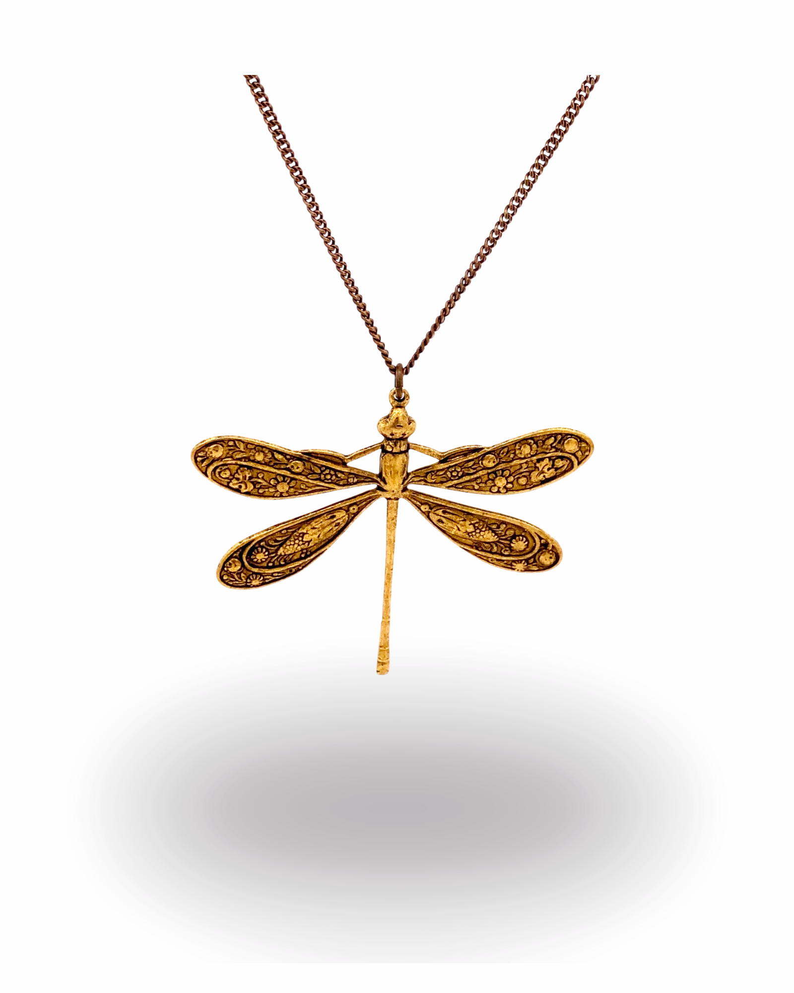Golden Dragonfly Necklace - Producto premium de la colección Ornamental Things